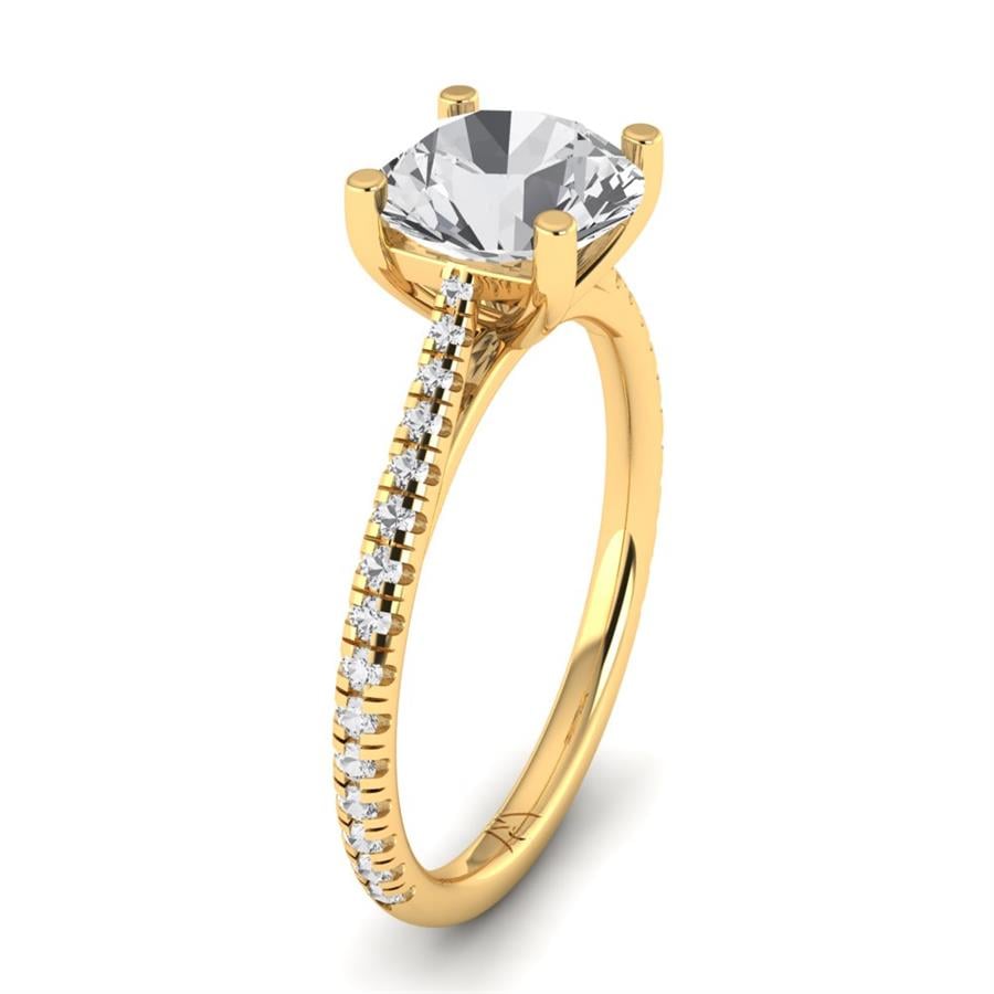Solitaires Avenelle Or Jaune Diamant 2.15 ct