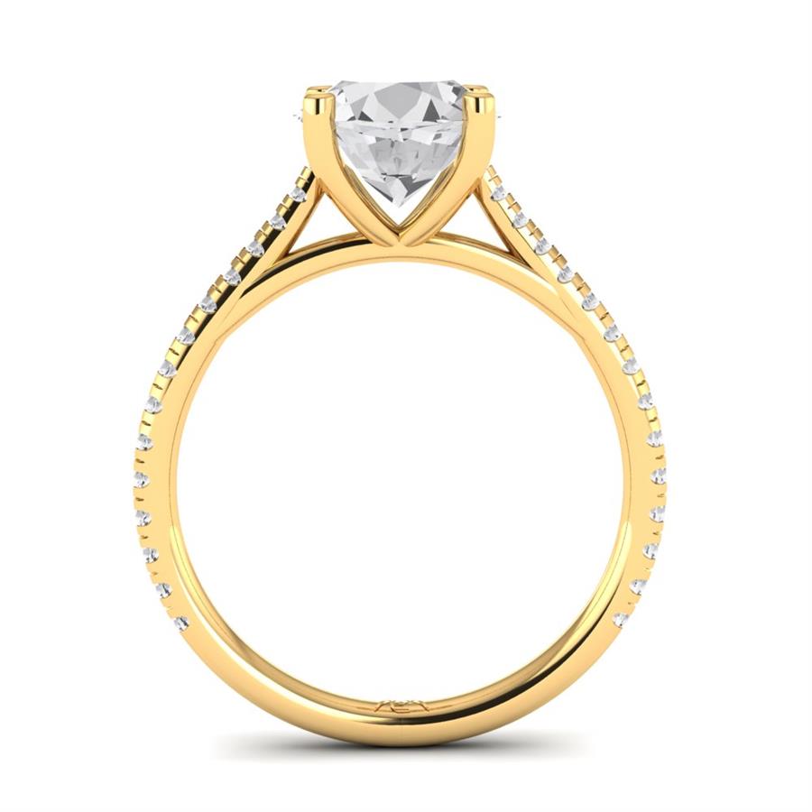 Solitaires Avenelle Or Jaune Diamant 2.15 ct