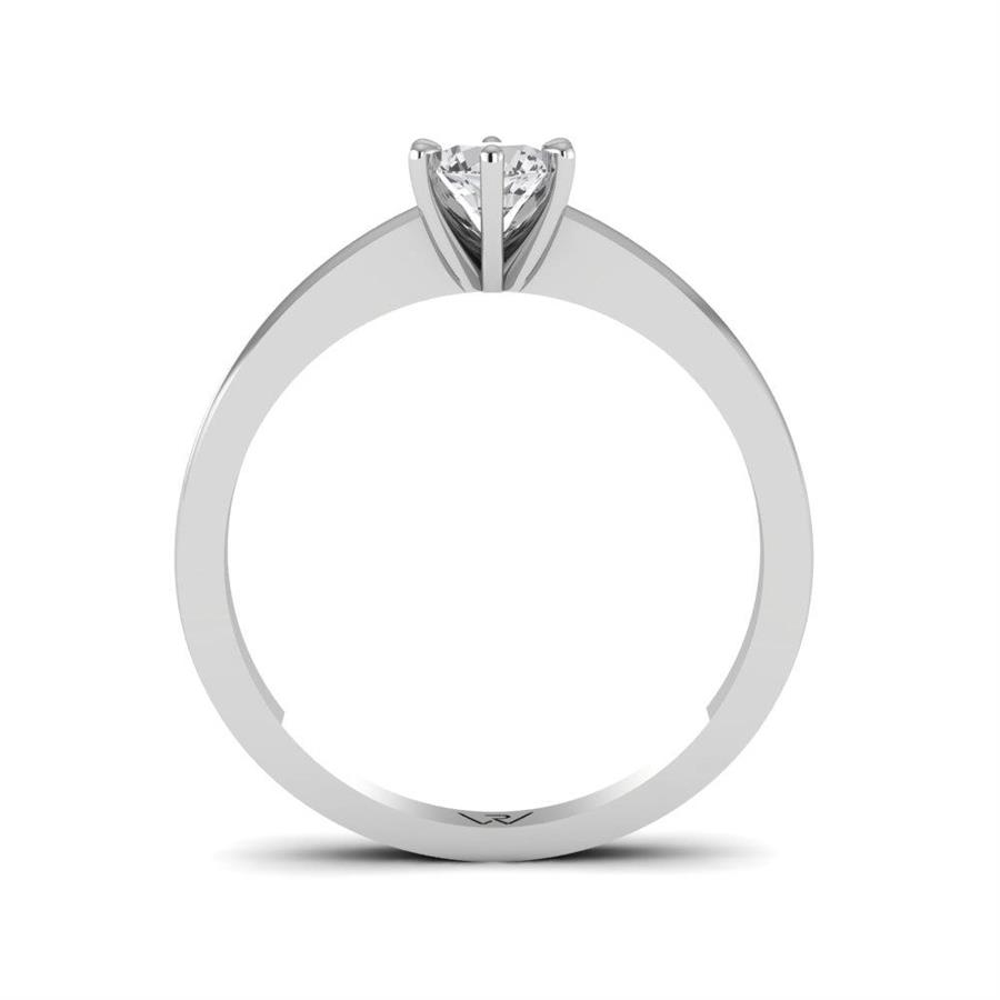 Solitaires Belle Or Blanc Argent Diamant 0.30 ct