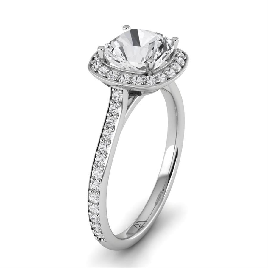 Solitaires Calina Or Blanc Diamant 2.35 ct