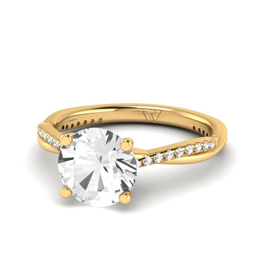 Solitaires Douceur Or Jaune Diamant 2.15 ct