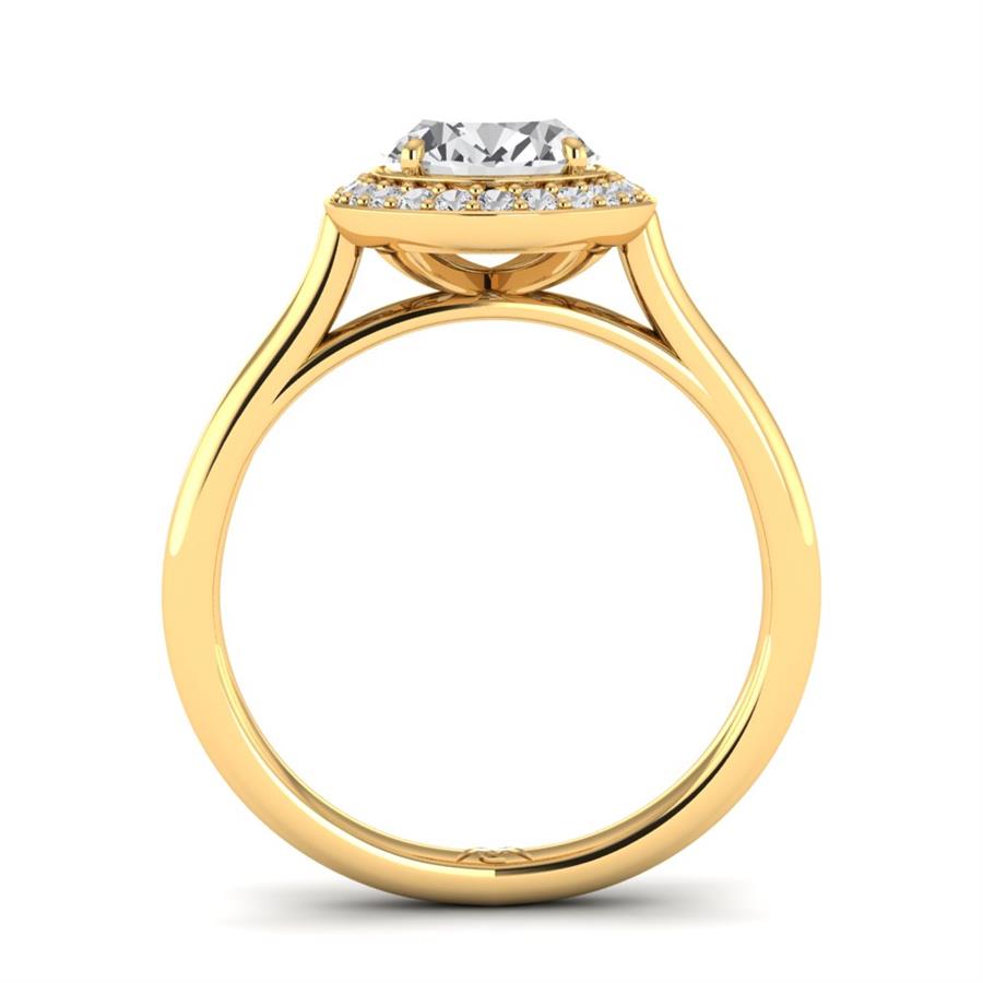 Solitaires Eirys Or Jaune Oxyde de zirconium 2.15 ct