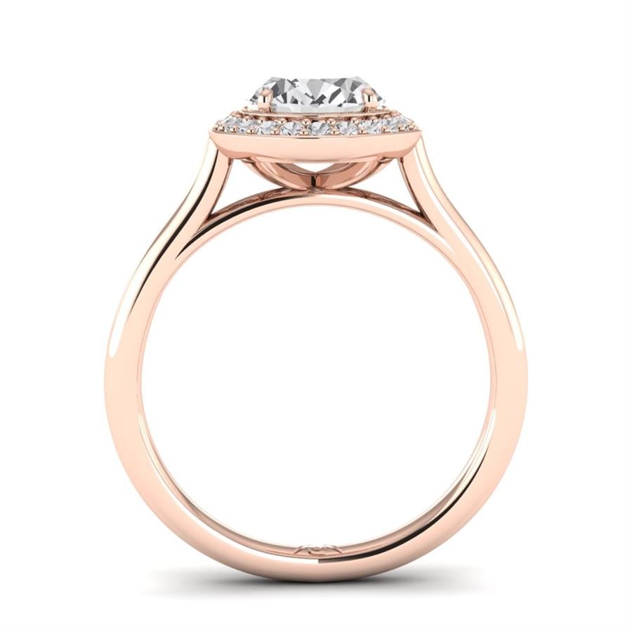 Solitaires Eirys Or Rose Oxyde de zirconium 2.15 ct