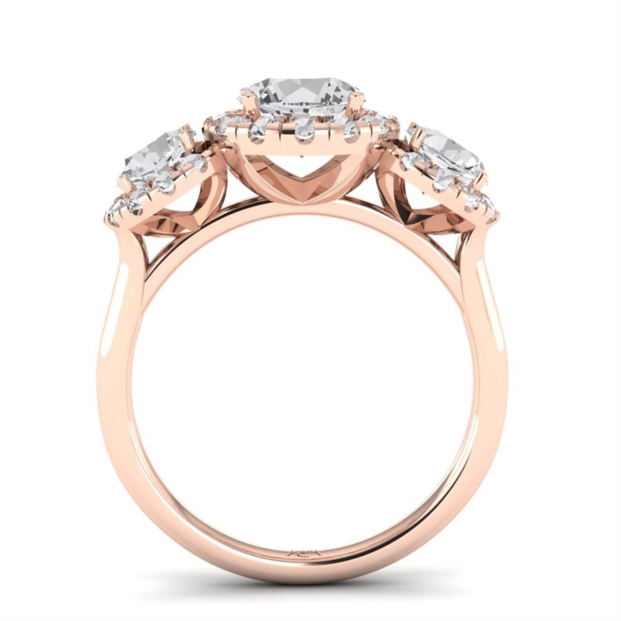 Solitaires Elaris Or Rose Diamant 2.50 ct