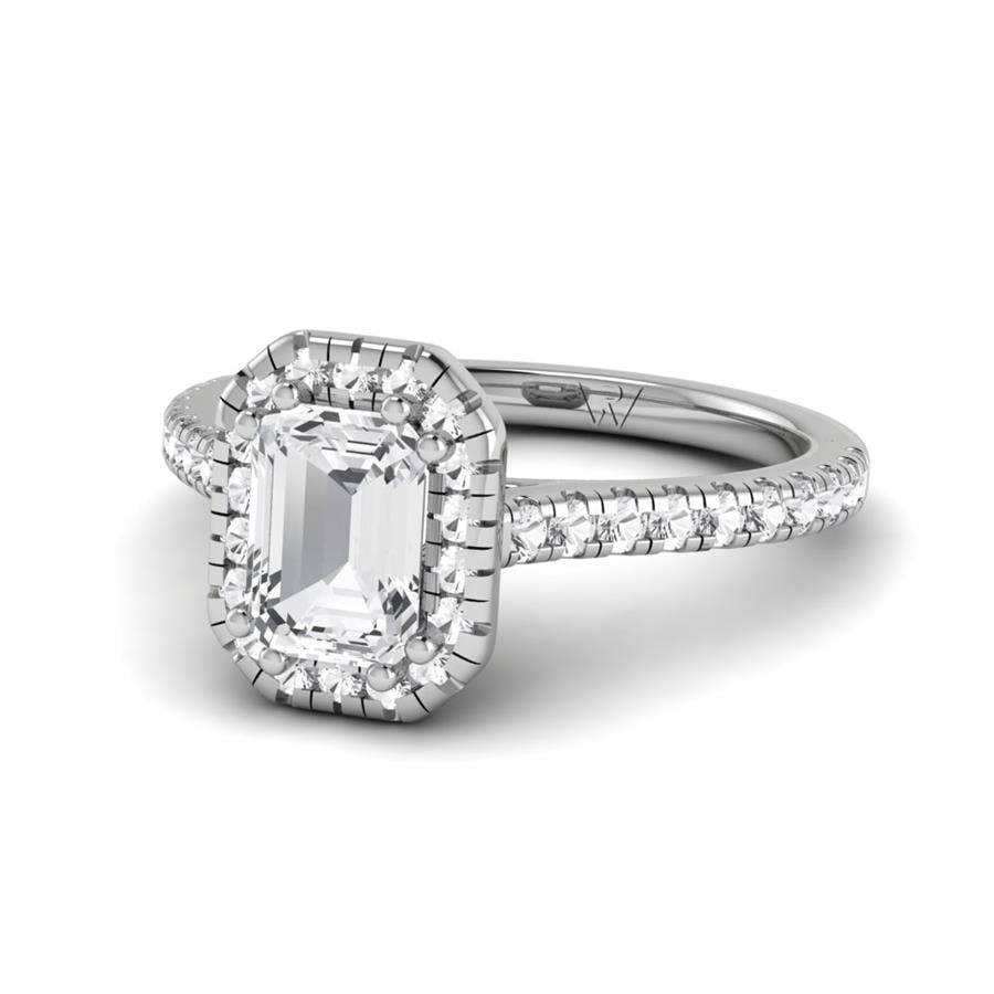 Solitaires Elixir Argent Rhodié Blanc Diamant 1.60 ct
