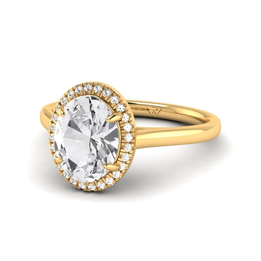 Solitaires Fayra Argent Plaqué Or Jaune Oxyde de zirconium 1.75 ct