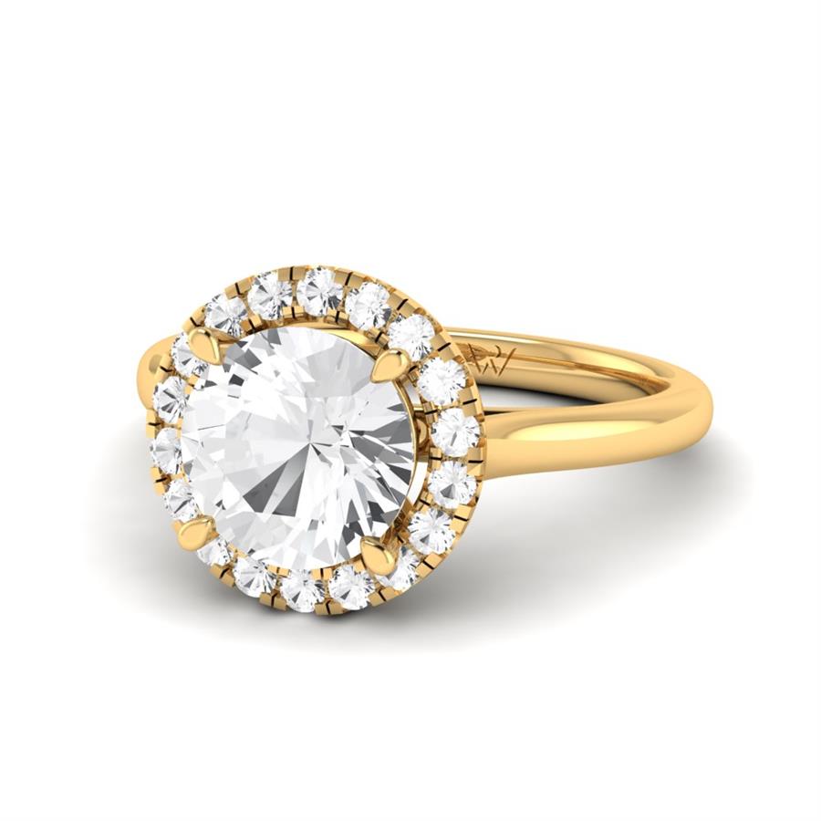 Solitaires Freyen Or Jaune Oxyde de zirconium 2.30 ct