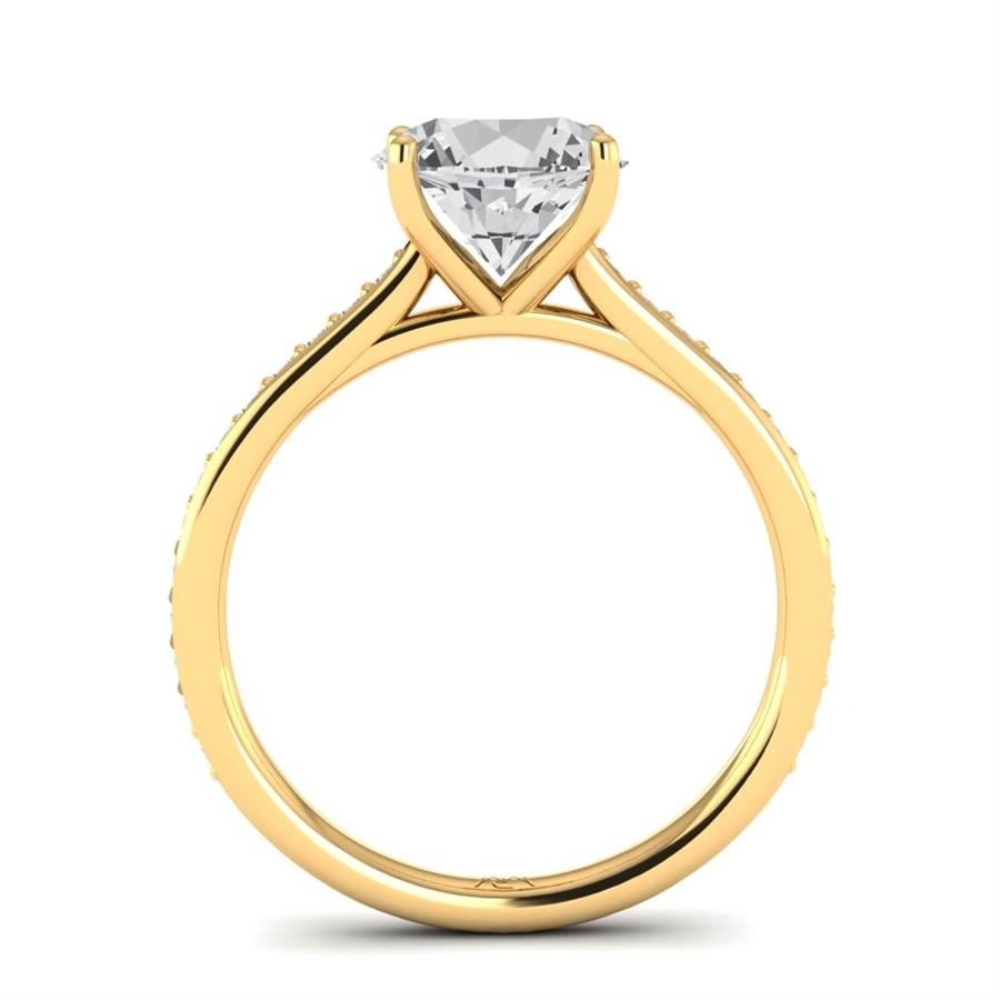 Solitaires Mirellon Or Jaune Diamant 2.20 ct