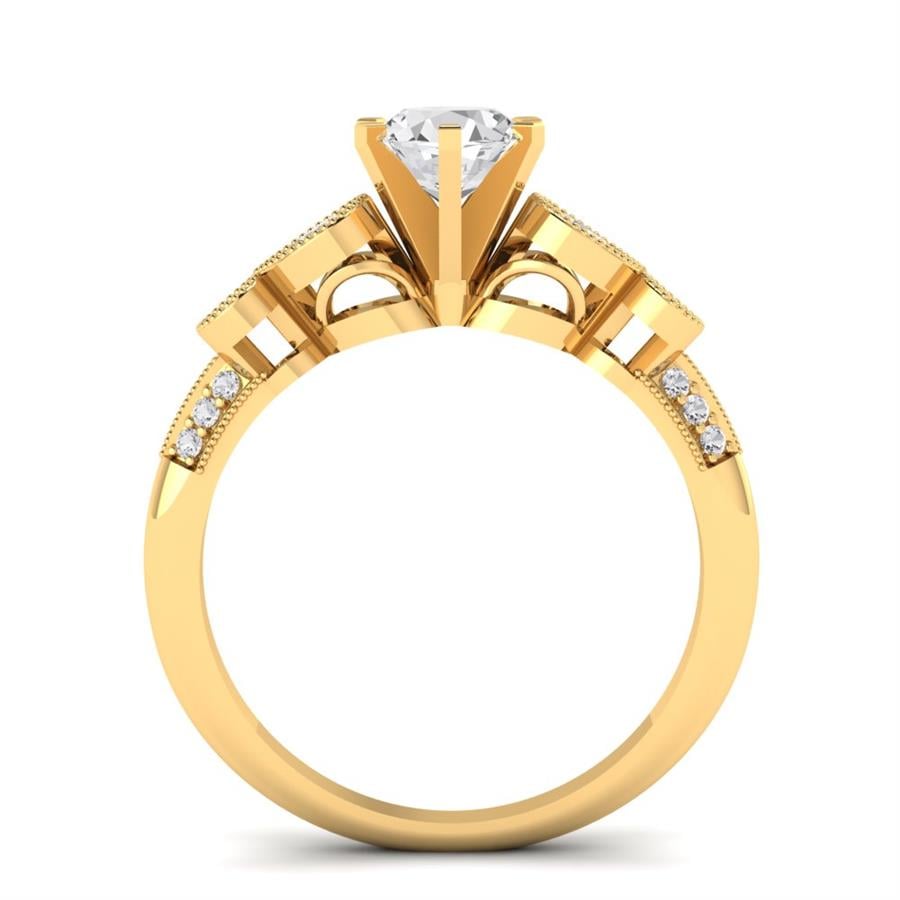 Solitaires Mélodie Or Jaune Diamant 1.05 ct