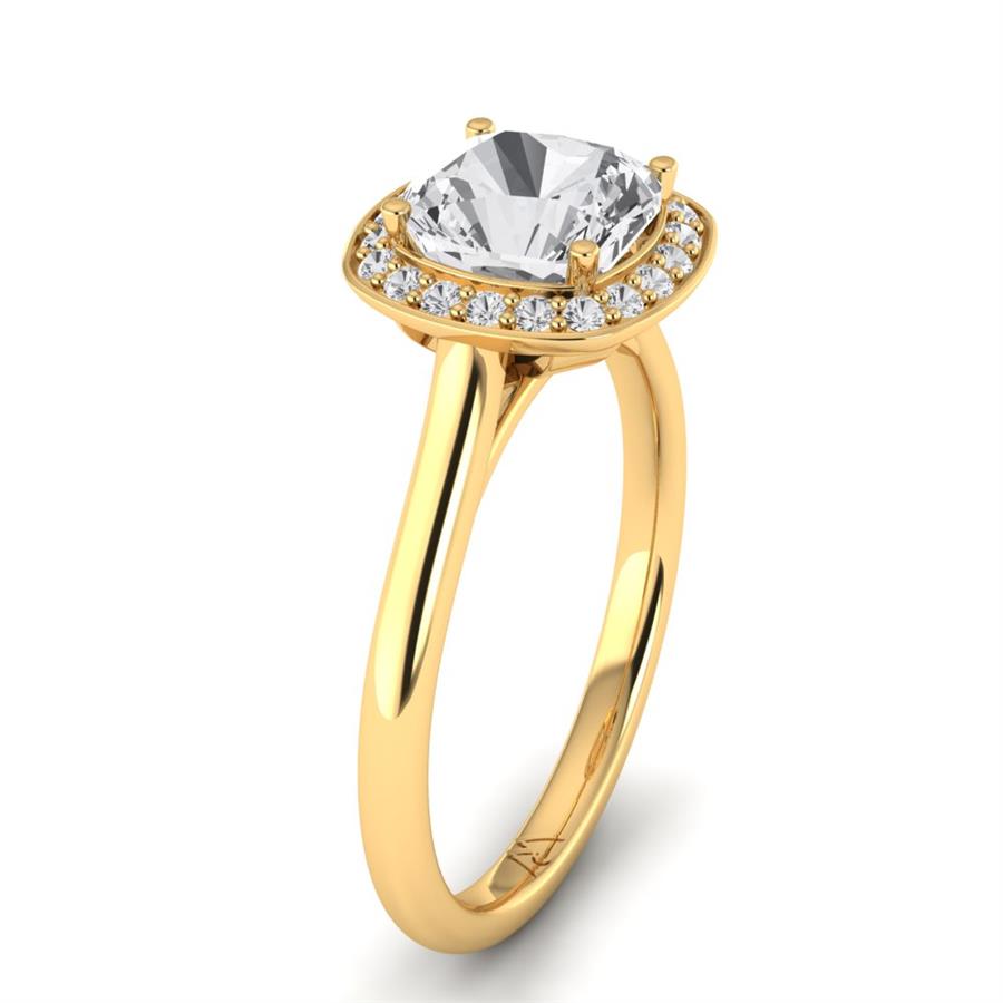 Solitaires Novéria Or Jaune Oxyde de zirconium 2.15 ct