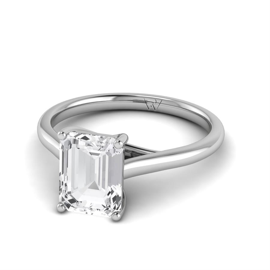 Solitaires Oralia Or Blanc Diamant 2 ct