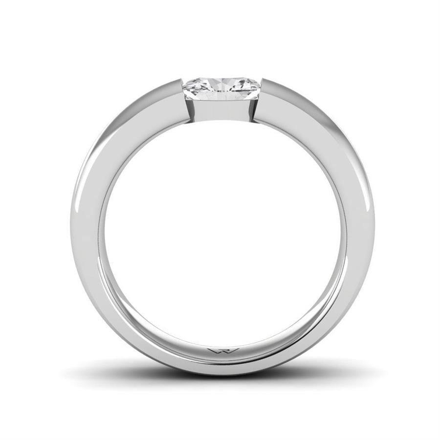 Solitaires Pureté Or Blanc Argent Diamant 0.90 ct
