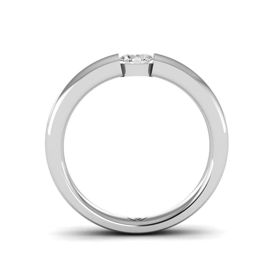 Solitaires Pureté Or Blanc Argent Diamant 0.33 ct