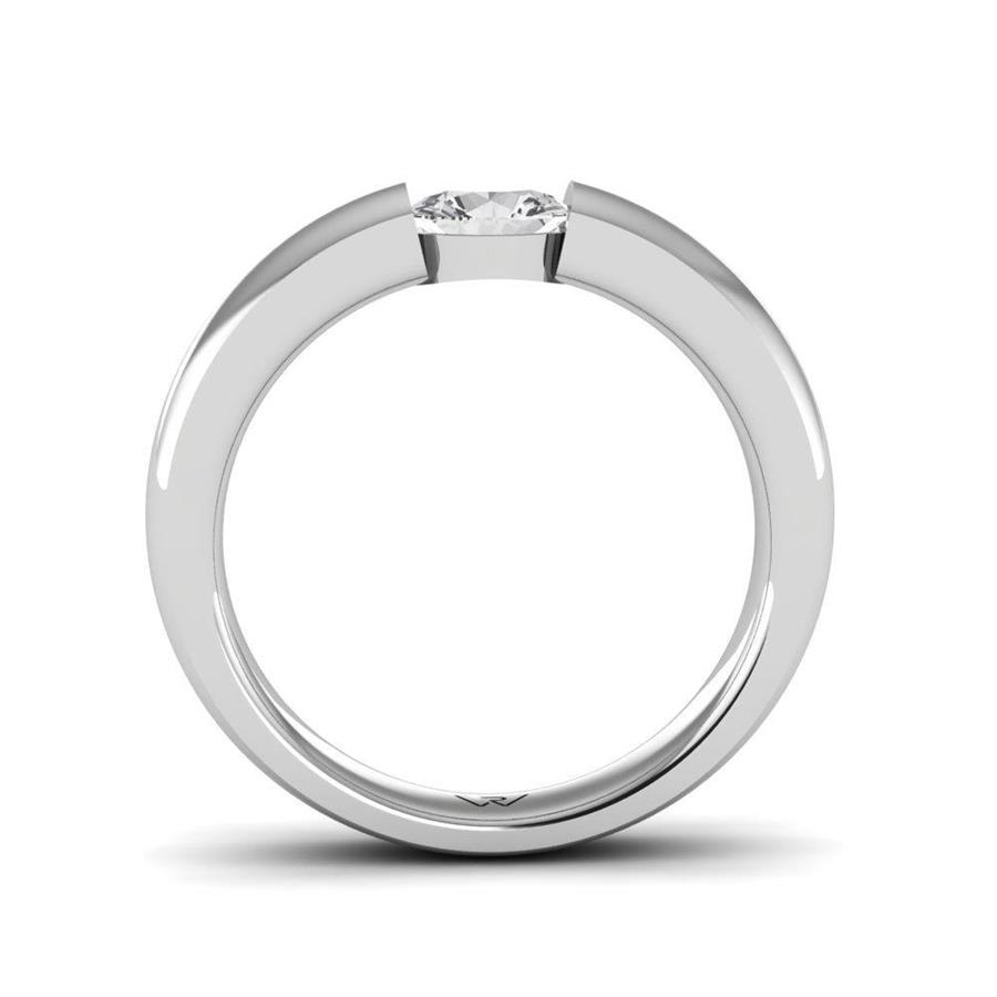 Solitaires Pureté Or Blanc Argent Diamant 0.60 ct