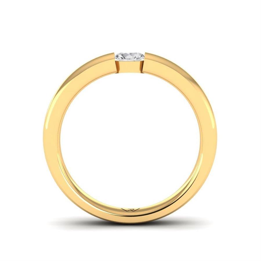 Solitaires Pureté Or Jaune Argent Diamant 0.25 ct