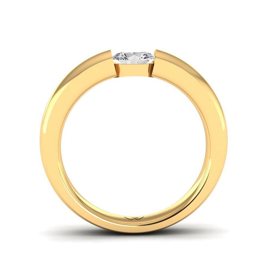 Solitaires Pureté Or Jaune Argent Diamant 0.60 ct