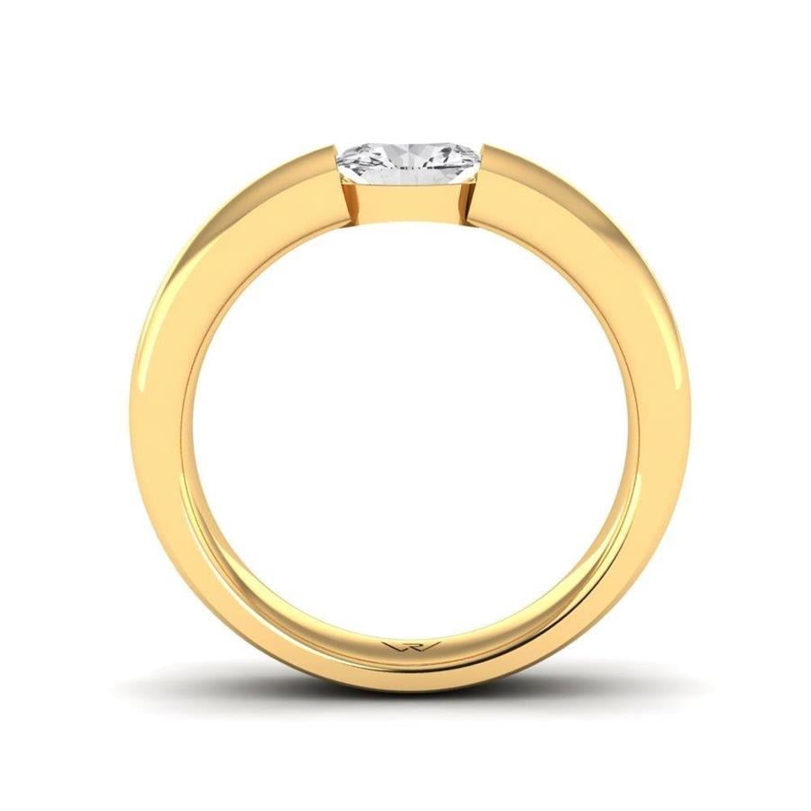 Solitaires Pureté Or Jaune Argent Diamant 0.90 ct