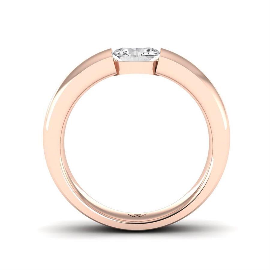 Solitaires Pureté Or Rose Argent Diamant 0.90 ct