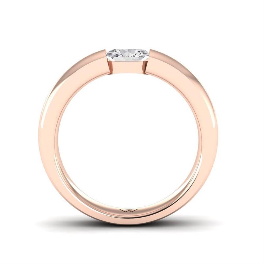 Solitaires Pureté Or Rose Argent Diamant 0.60 ct