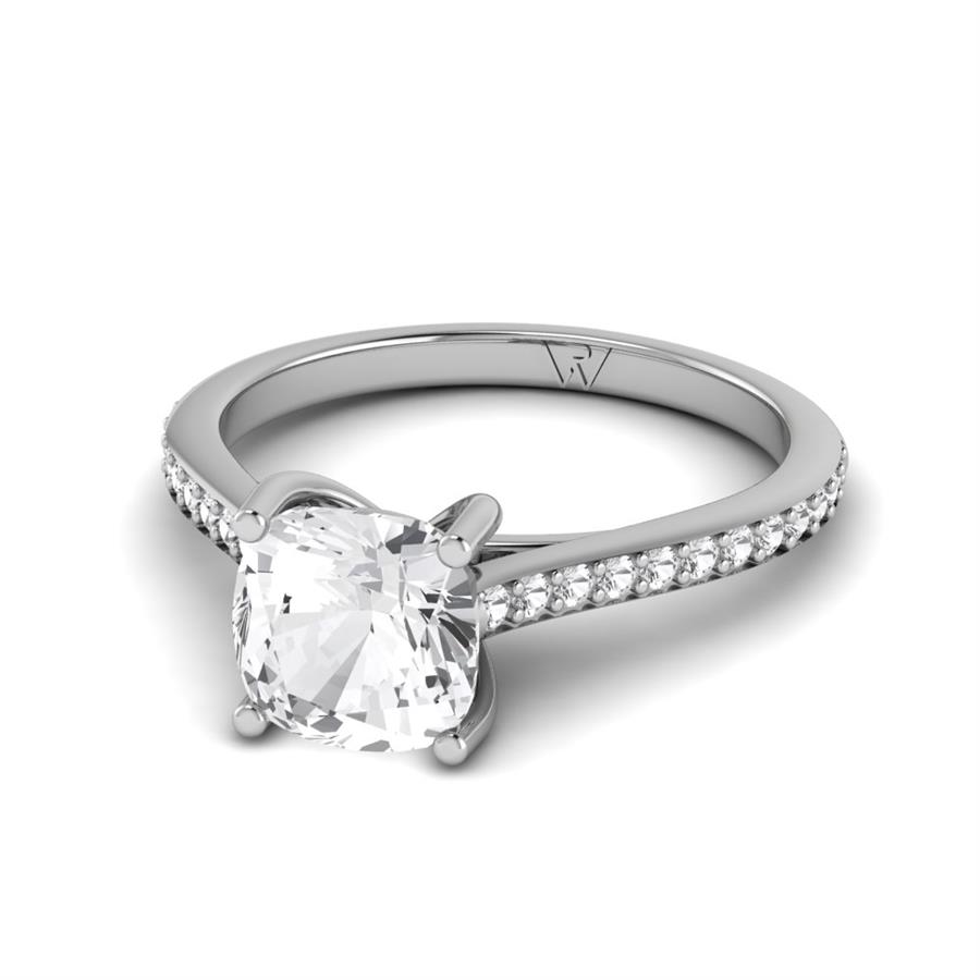 Solitaires Raviva Or Blanc Diamant 2 ct