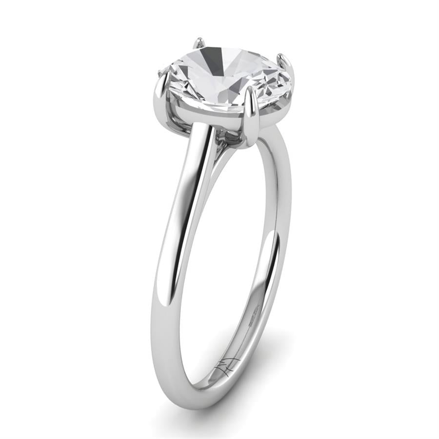 Solitaires Solira Or Blanc Diamant 2 ct