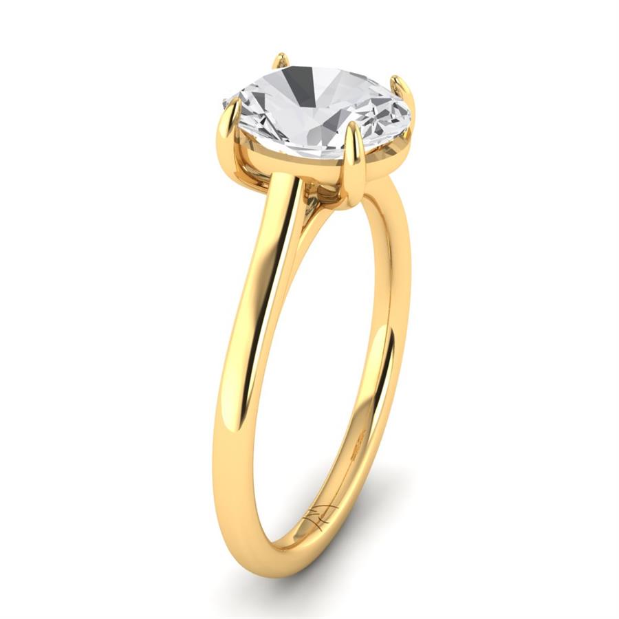 Solitaires Solira Or Jaune Oxyde de zirconium 2 ct