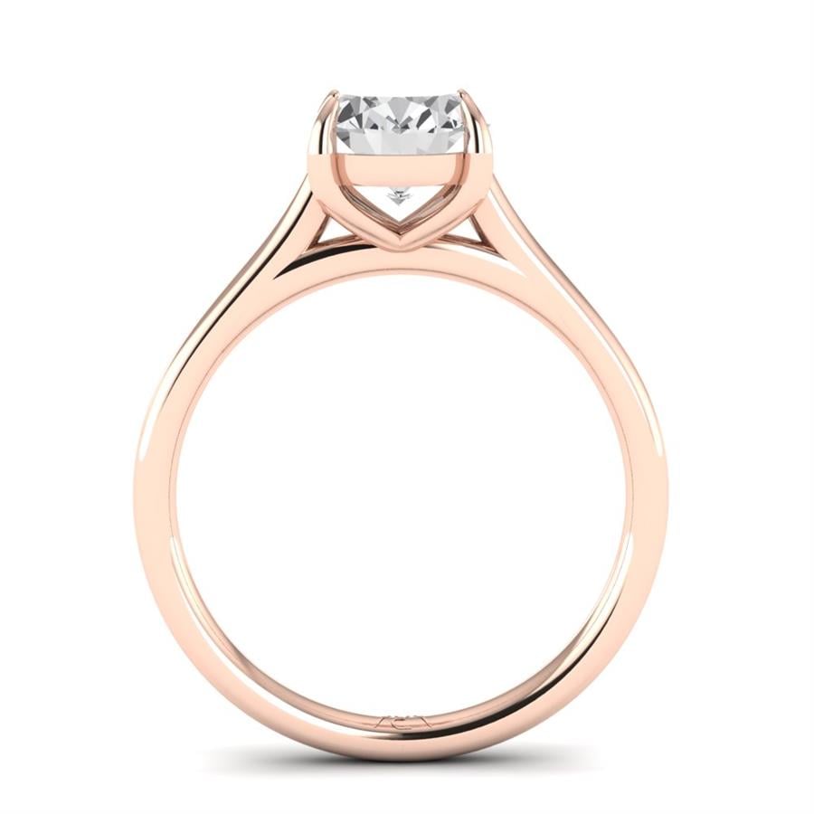 Solitaires Solira Or Rose Diamant 2 ct