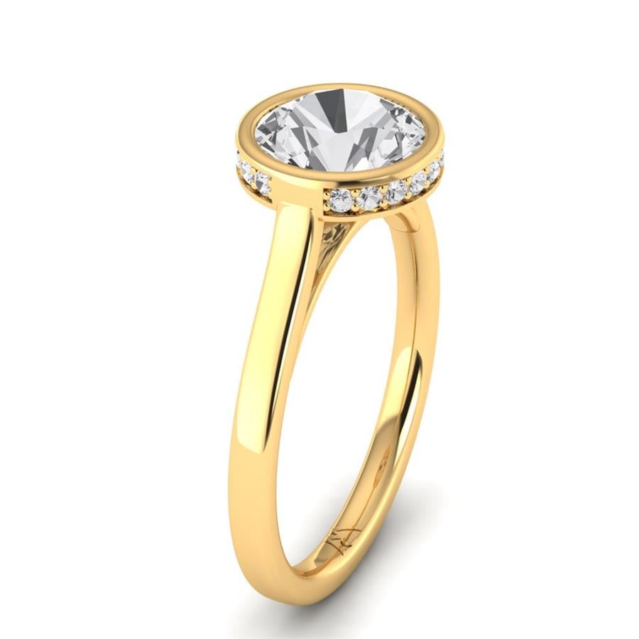 Solitaires Soreia Or Jaune Diamant 2.10 ct