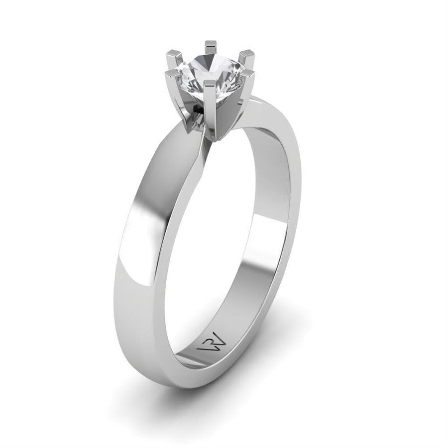 Solitaires Sublime Or Blanc Argent Diamant 0.50 ct