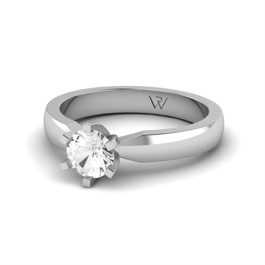 Solitaires Sublime Or Blanc Argent Diamant 0.60 ct