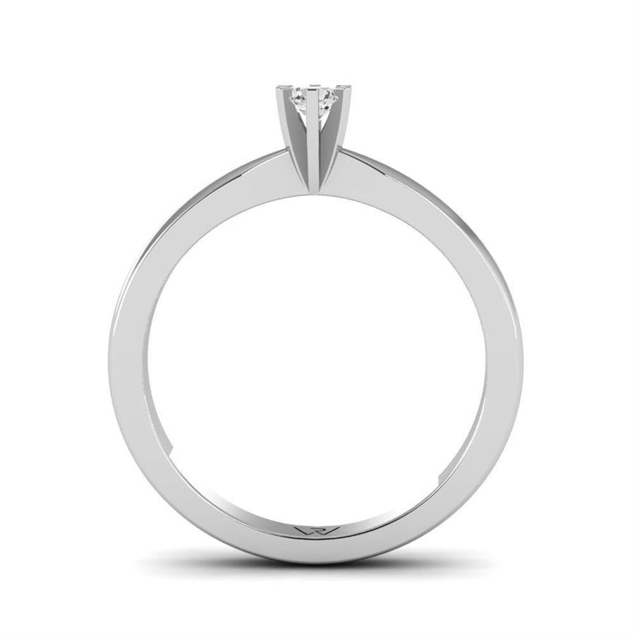 Solitaires Sublime Or Blanc Argent Diamant 0.10 ct