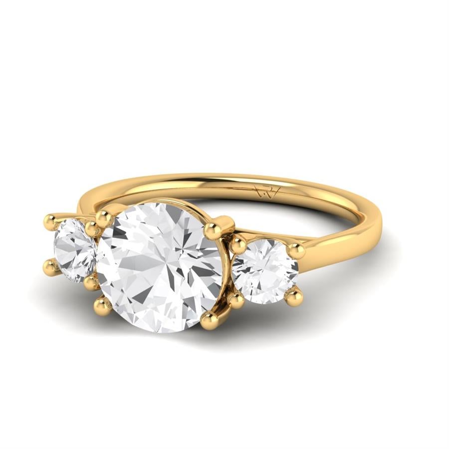 Solitaires Syra Or Jaune Diamant 2.4 ct