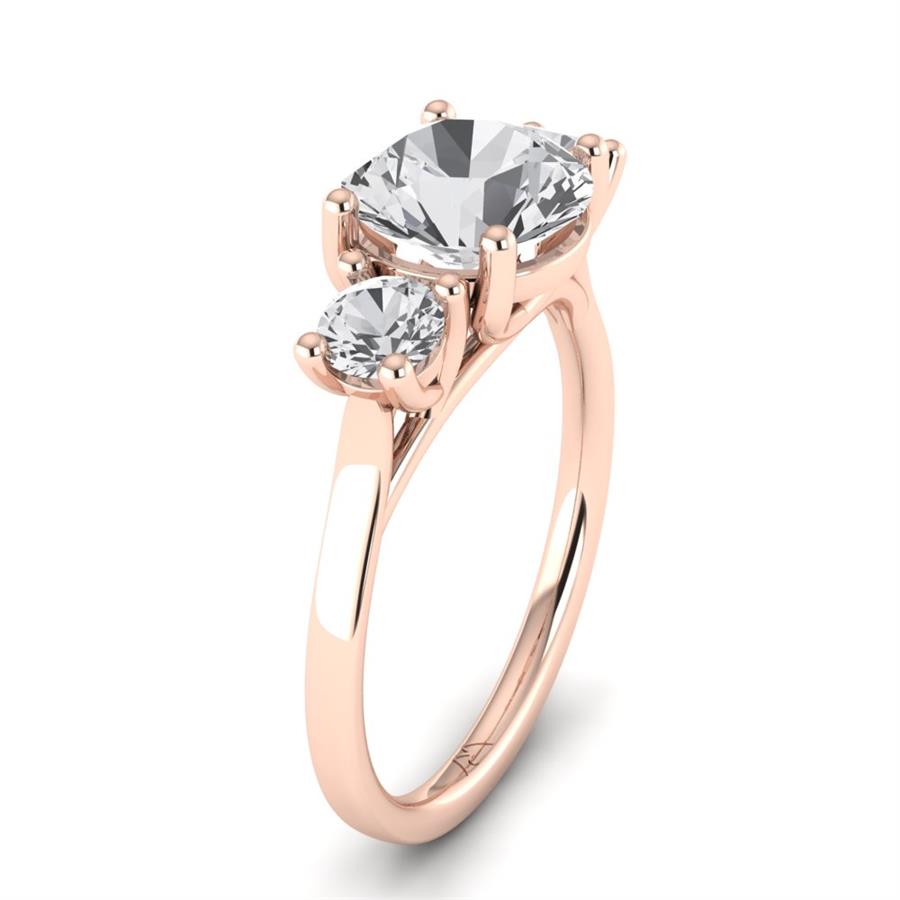 Solitaires Syra Or Rose Diamant 2.4 ct