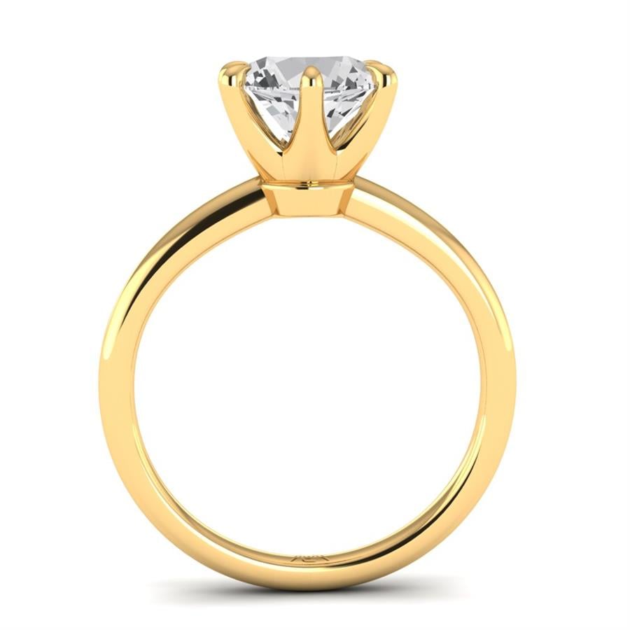 Solitaires Talara Or Jaune Oxyde de zirconium 2 ct