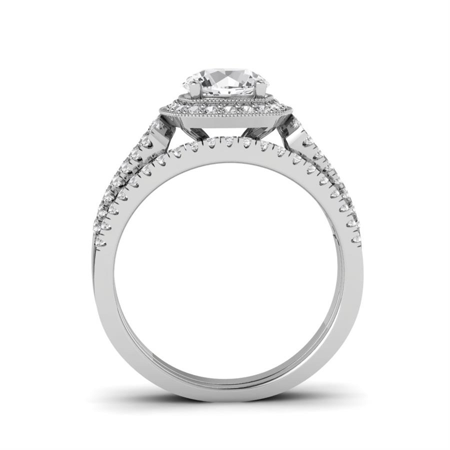 Solitaires Éternelle Or Blanc Oxyde de zirconium 1,25 ct