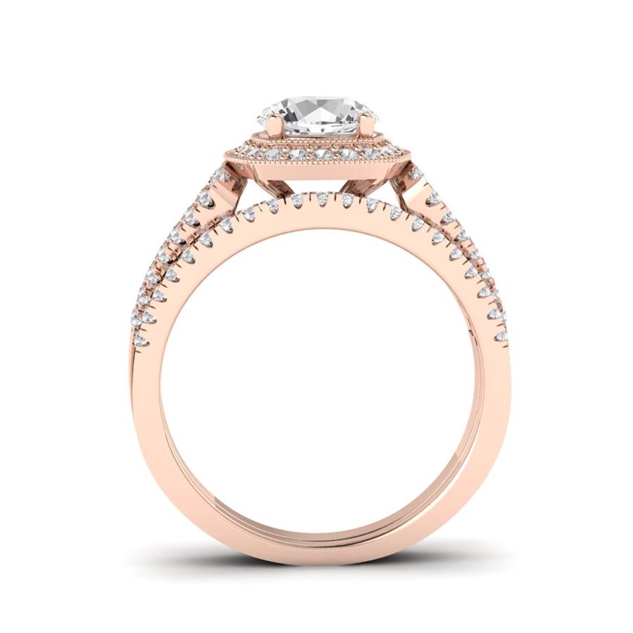 Solitaires Éternelle Or Rose Diamant 1,25 ct