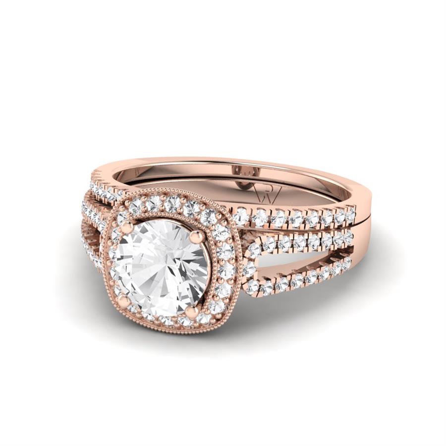 Solitaires Éternelle Or Rose Diamant 1,25 ct