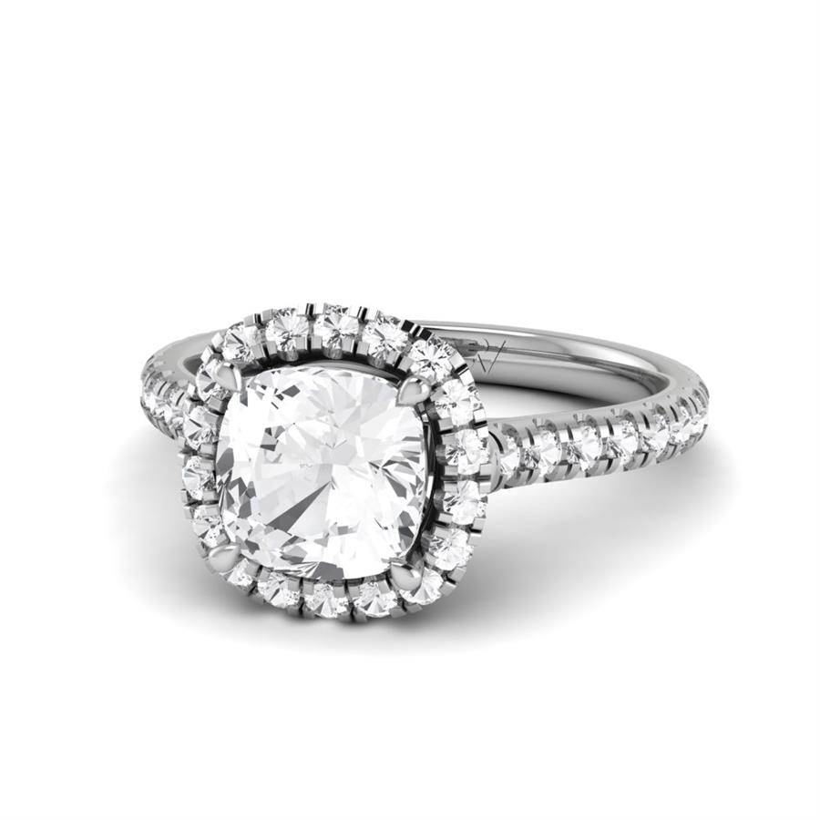 Solitaires Thalys Argent Rhodié Blanc Oxyde de zirconium 2.55 ct