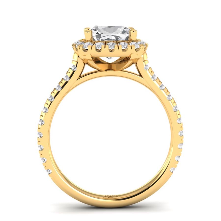 Solitaires Thalys Or Jaune Diamant 2.55 ct