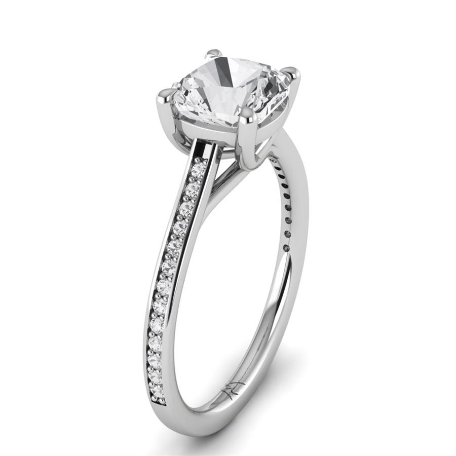Solitaires Vanyra Or Blanc Diamant 2.15 ct