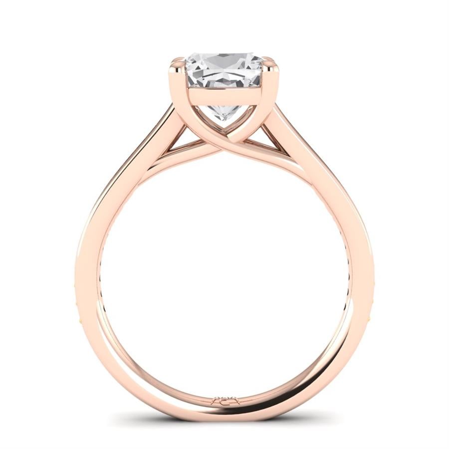 Solitaires Vanyra Or Rose Diamant 2.15 ct