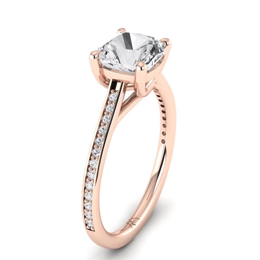 Solitaires Vanyra Or Rose Oxyde de zirconium 2.15 ct