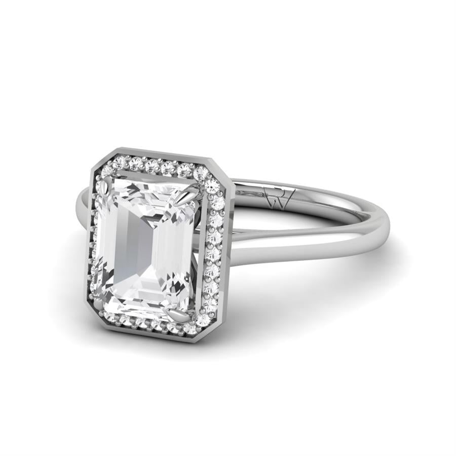 Solitaires Vélora Or Blanc Diamant 2.10 ct