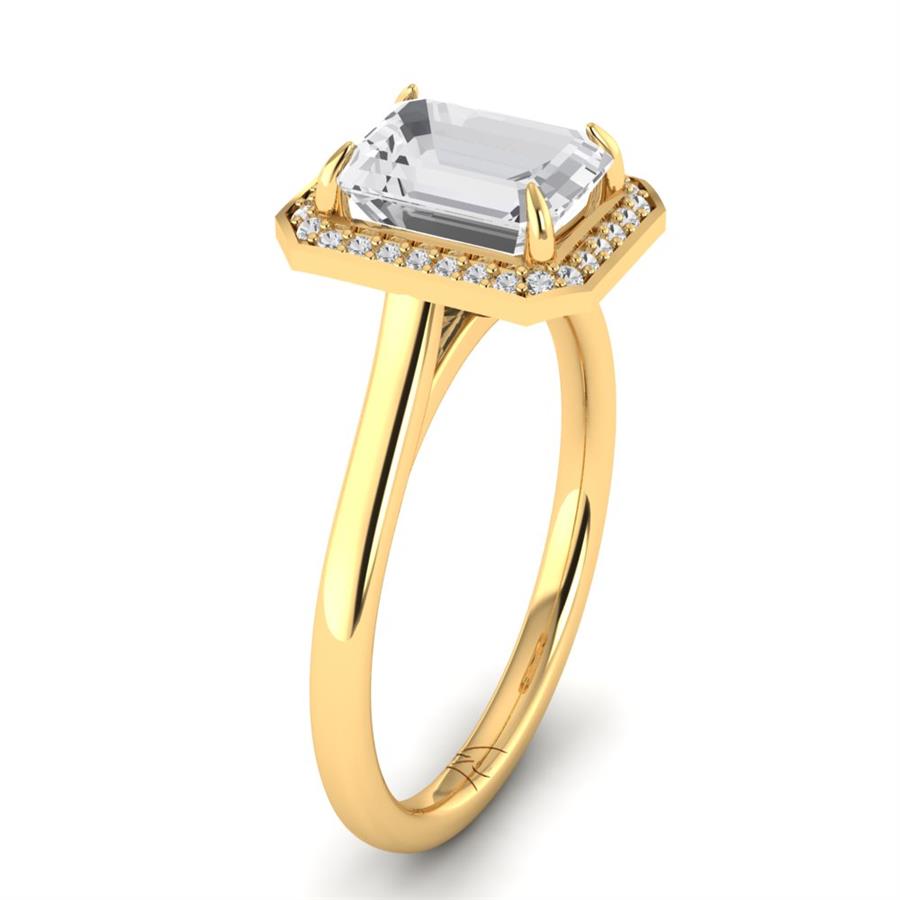 Solitaires Vélora Or Jaune Diamant 2.10 ct