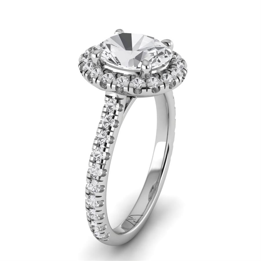 Solitaires Vélune Or Blanc Diamant 2.55 ct