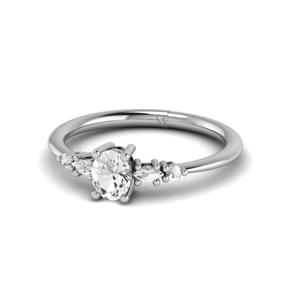 Solitaires Véralys Argent Pierre Dalloz 0.33 ct
