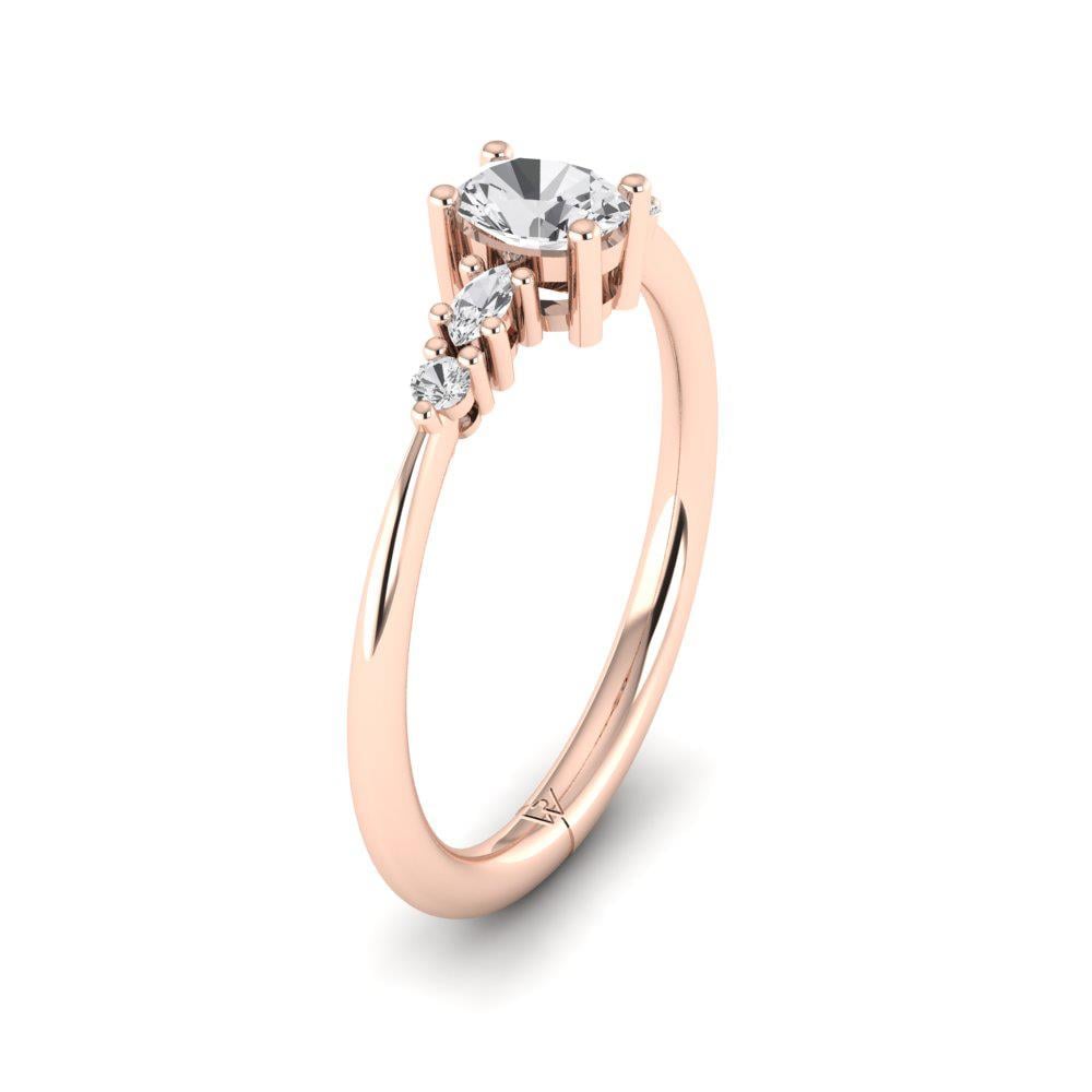 Solitaires Véralys Argent Pierre Dalloz 0.33 ct