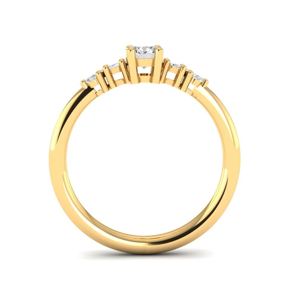 Solitaires Véralys Or Jaune Diamant 0.33 ct