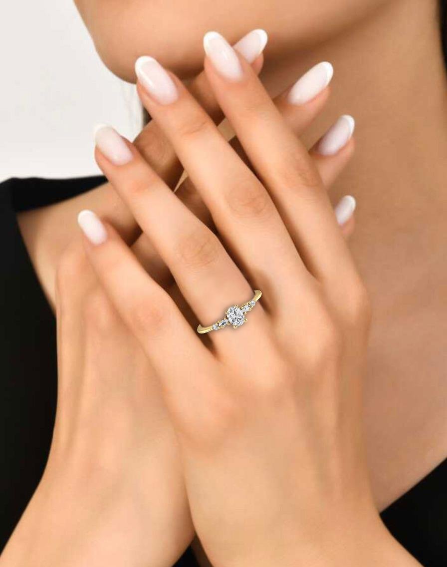 Solitaires Véralys Or Jaune Diamant 0.33 ct