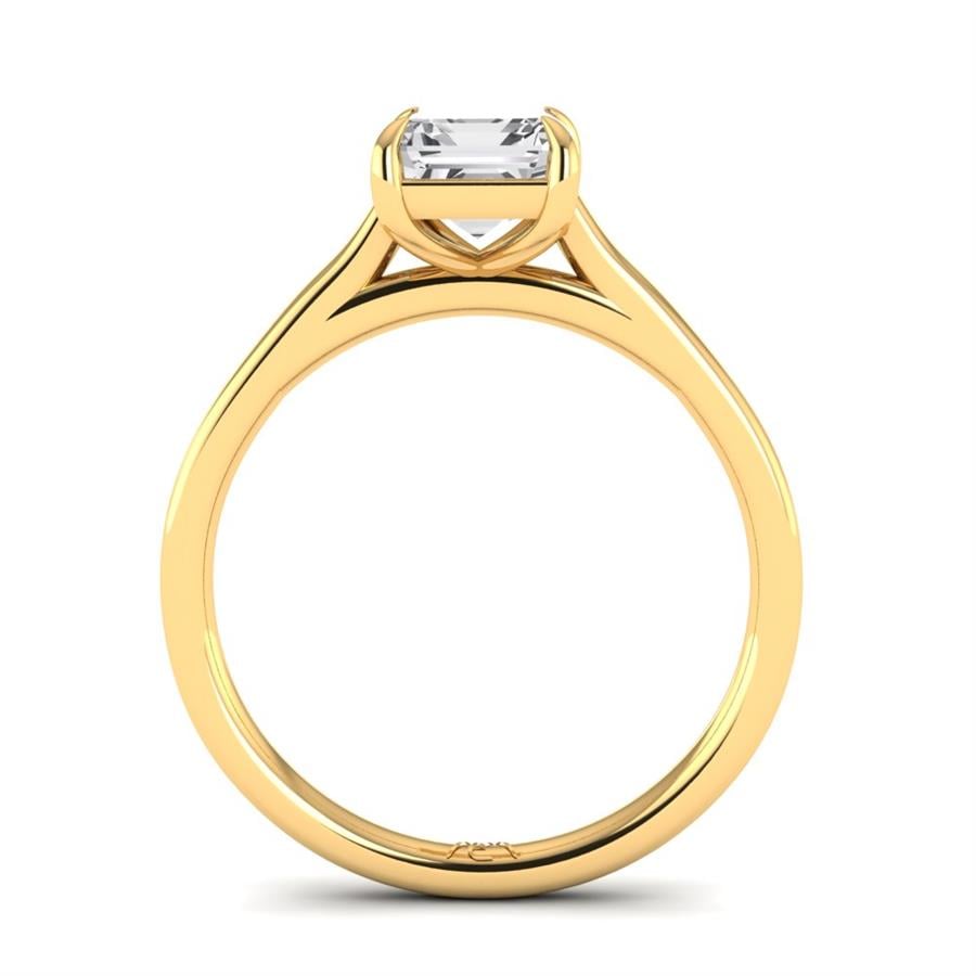 Solitaires Zyra Or Jaune Oxyde de zirconium 2 ct